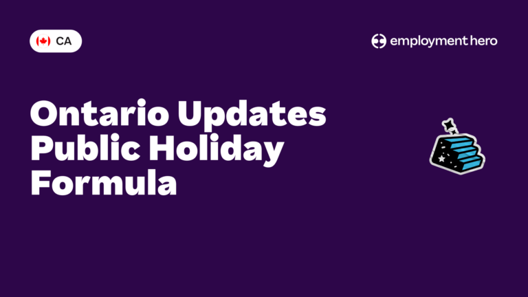 Ontario Updates Public Holiday Formula