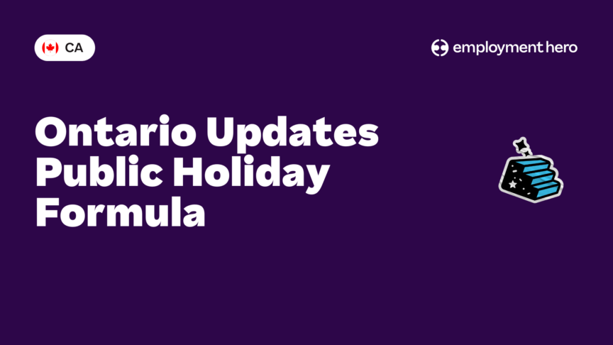 Ontario Updates Public Holiday Formula