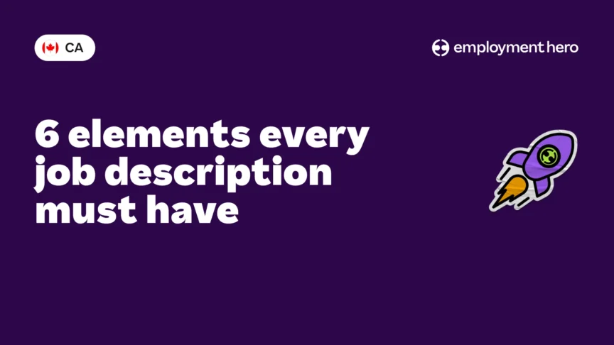 6 elements every job description must have