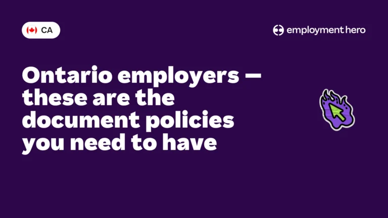 Ontario employers – these are the document policies you need to have