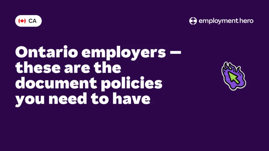 Ontario employers – these are the document policies you need to have