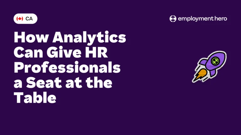 How Analytics Can Give HR Professionals a Seat at the Table