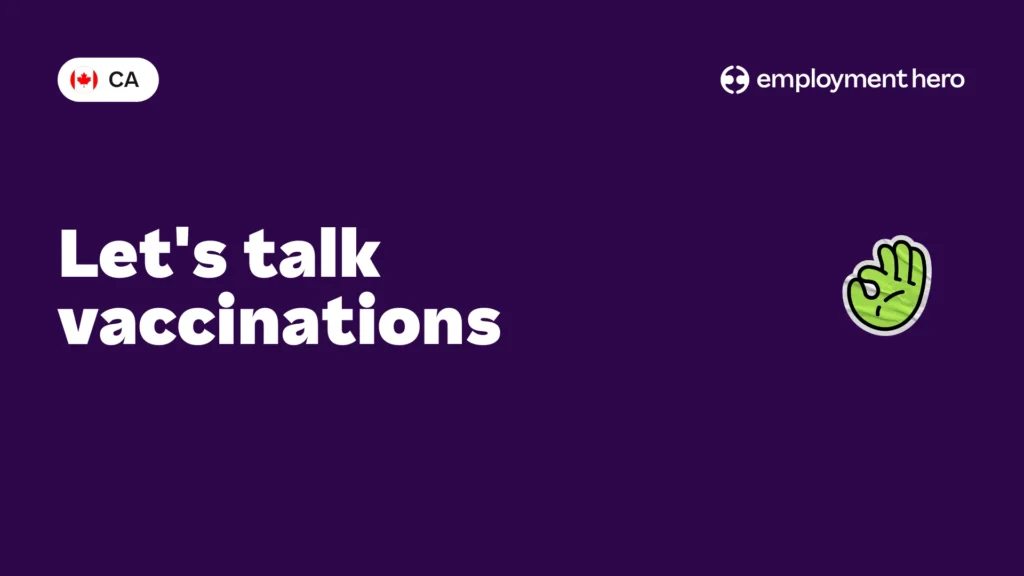 Let's talk vaccinations