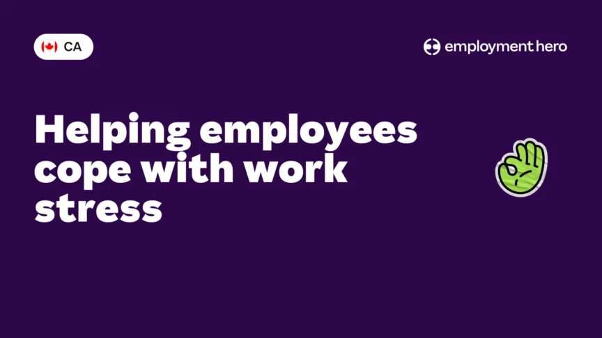Helping employees cope with work stress