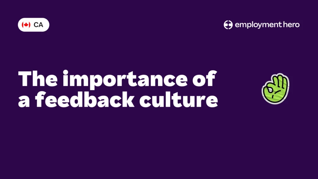 The importance of a feedback culture