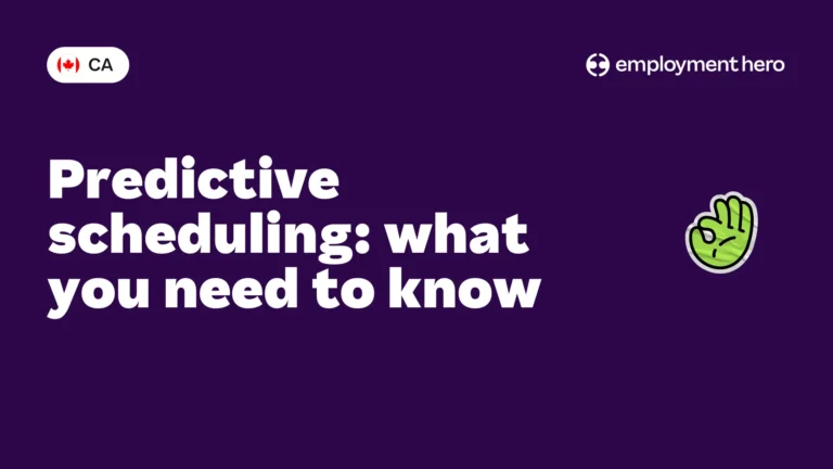 Predictive scheduling: what you need to know