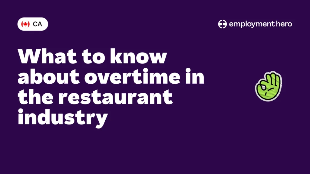 What to know about overtime in the restaurant industry