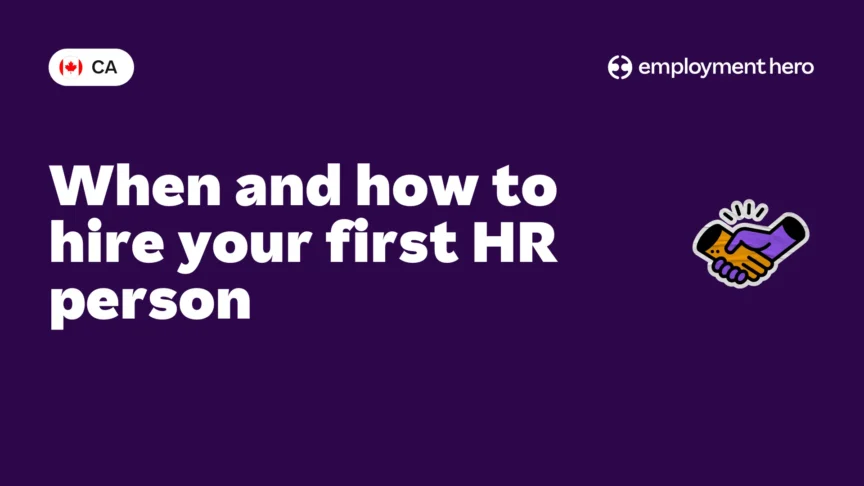 When and how to hire your first HR person