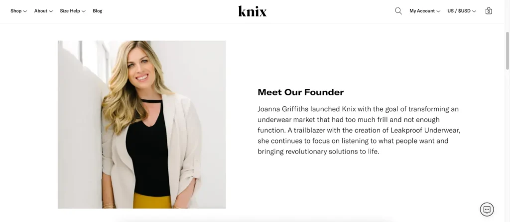 About Knixx Founder
