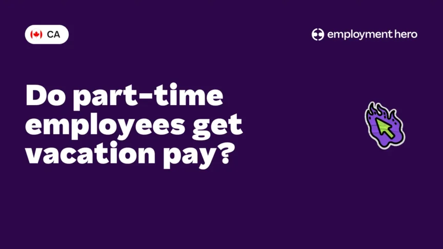Do part-time employees get vacation pay?