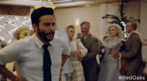 Man leading the dance in a party