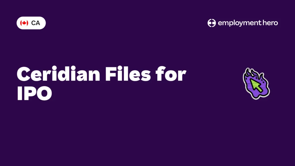 Ceridian Files for IPO