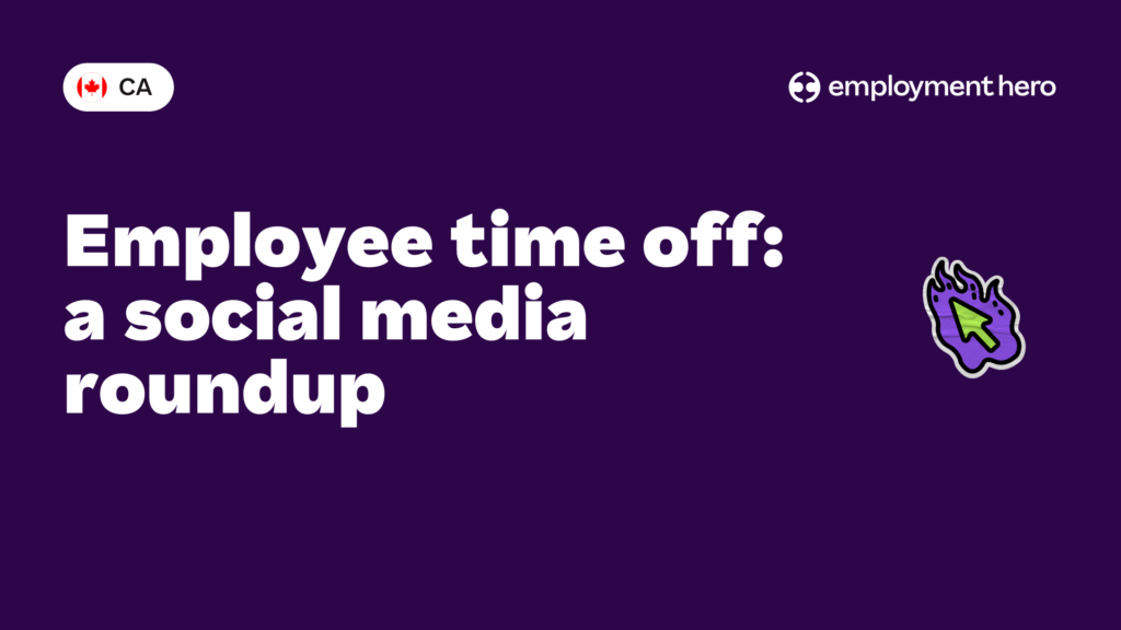 Employee time off a social media roundup