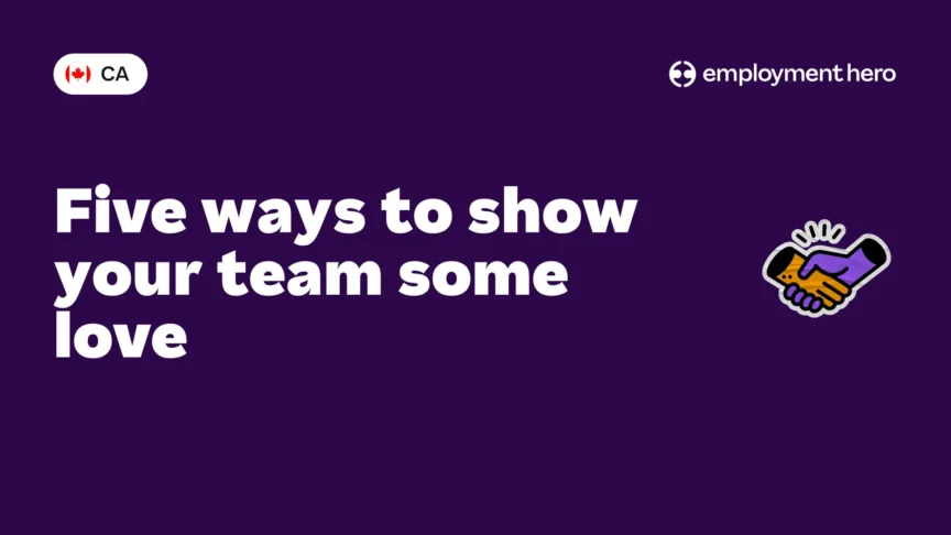 Five ways to show your team some love