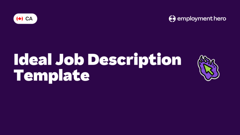 Ideal Job Description Template