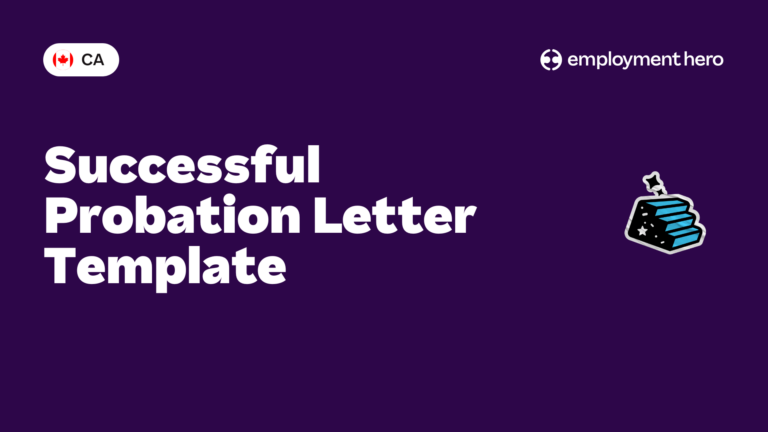 Successful Probation Letter Template