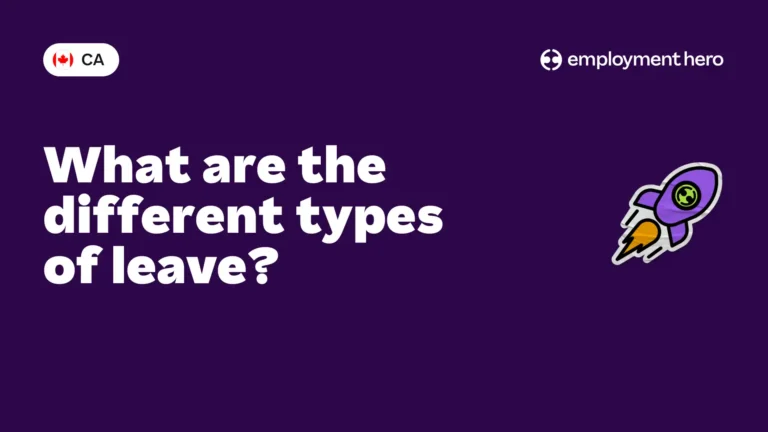 What are the different types of leave?
