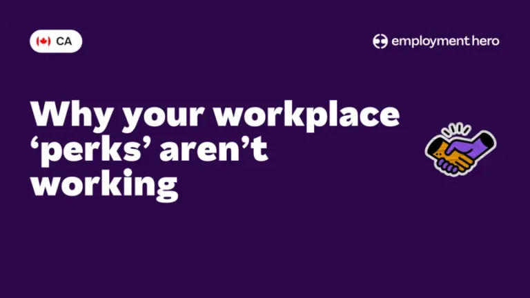 Beyond morning coffee and free fruit: Why your workplace ‘perks’ aren’t working