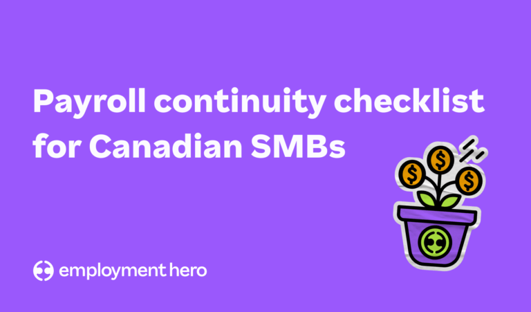 Payroll continuity checklist for Canadian SMBs