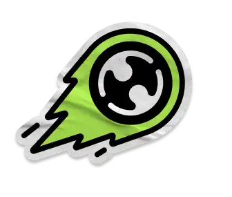 Quinn holding a long piece of paper