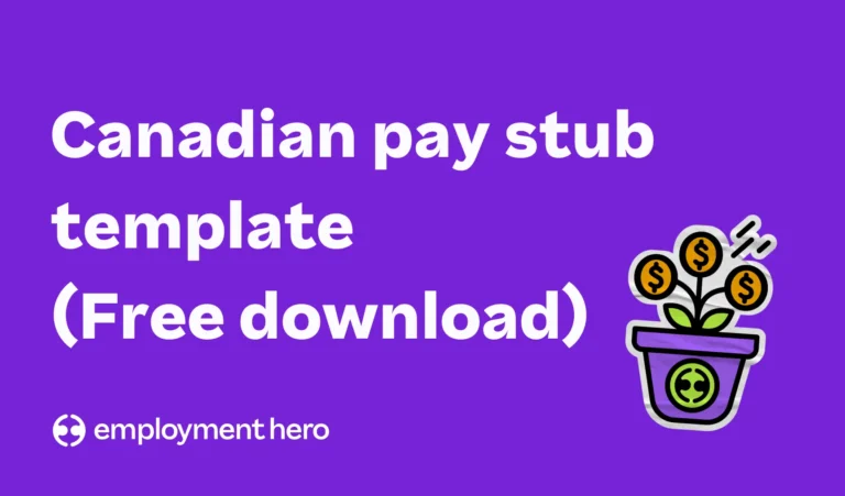 Pay stub template and guide