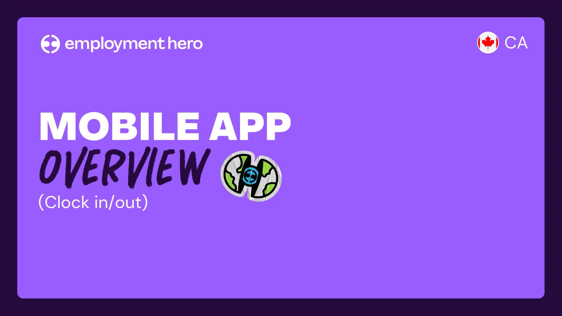 Mobile app overview