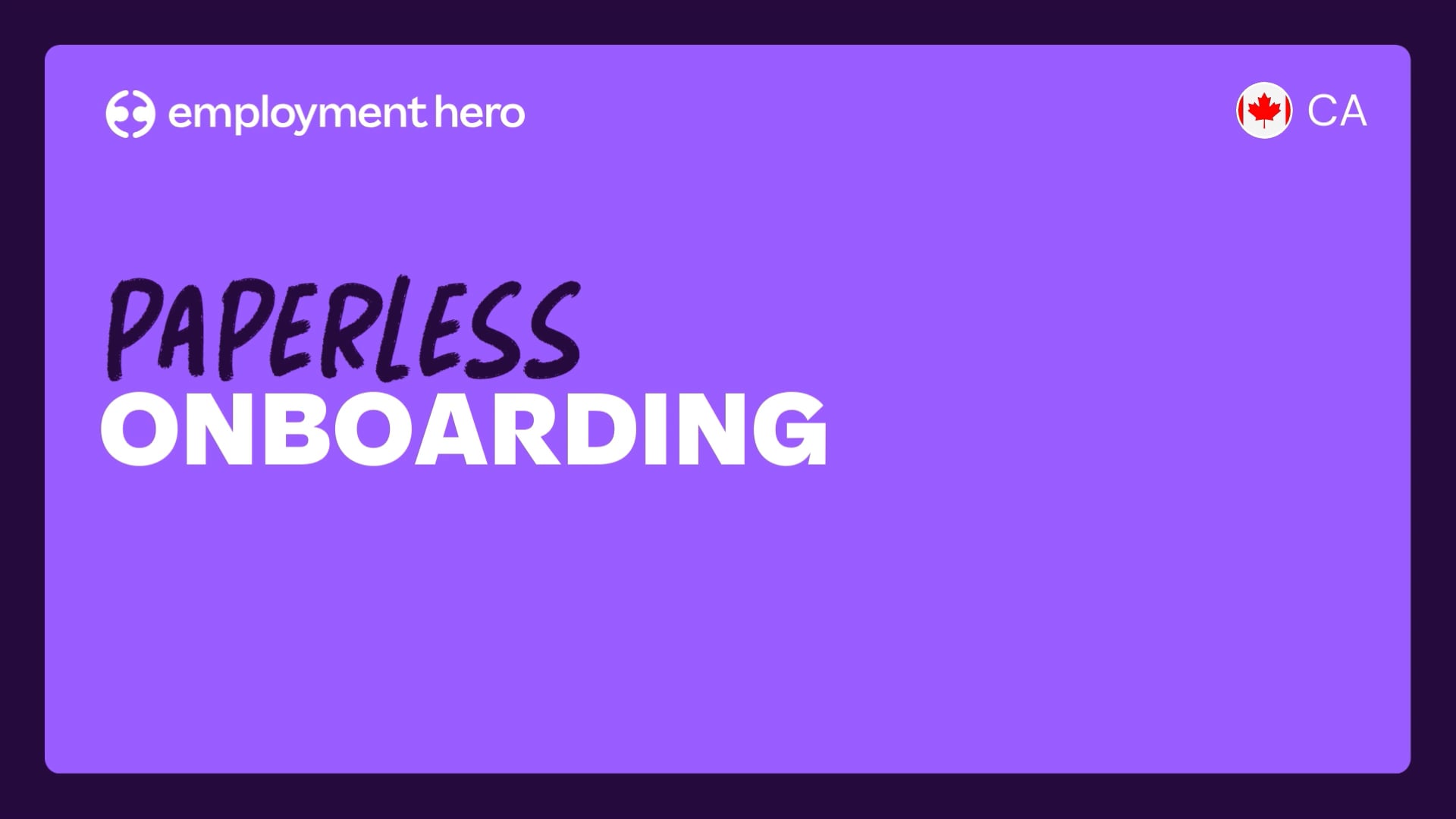 Paperless onboarding demo