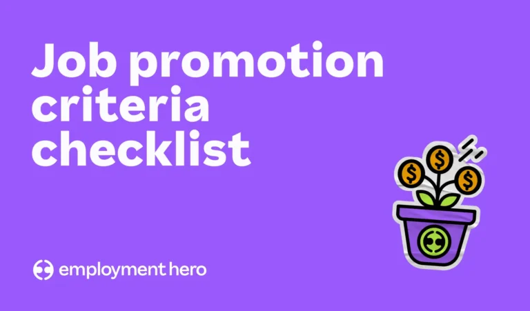 Job promotion criteria checklist: Step-by-step guide on the employee promotions