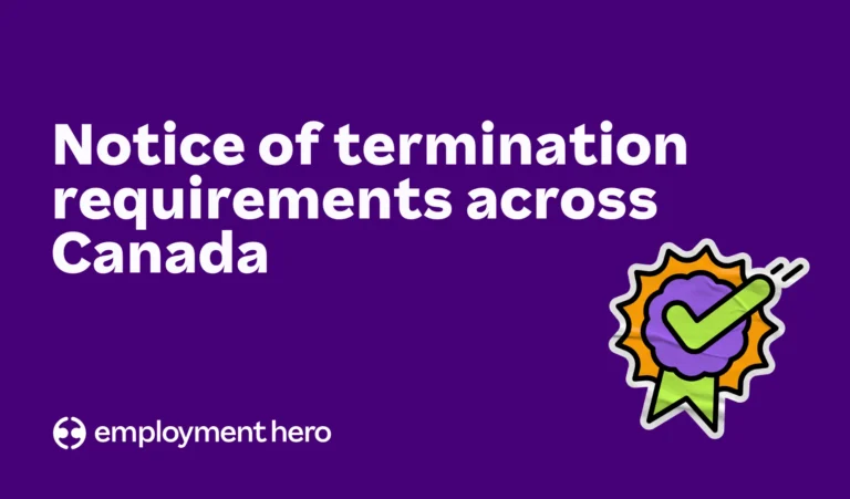 Employer’s guide to termination notice across Canadian provinces