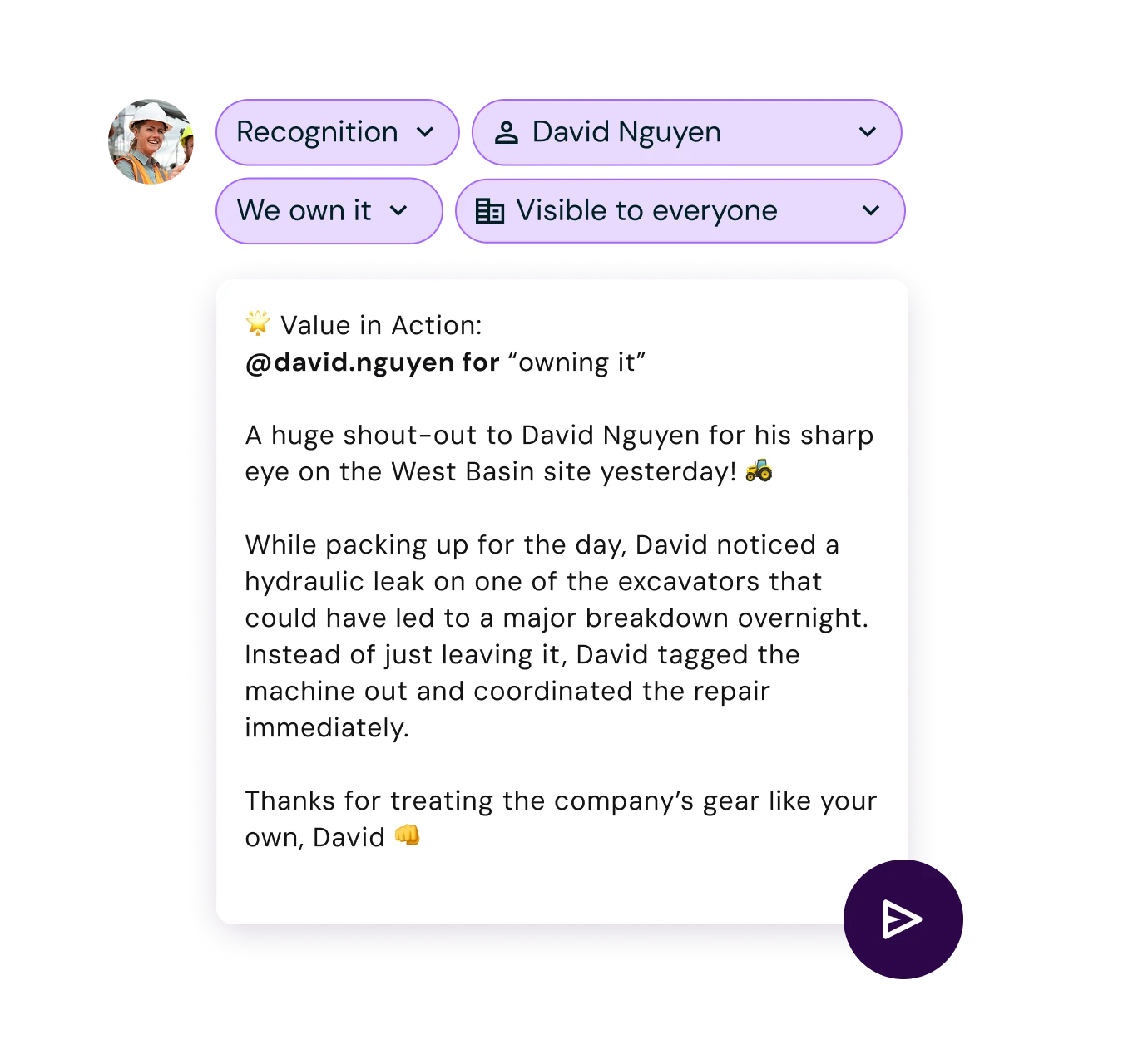 Direct group messages