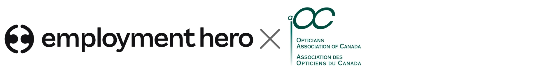EH x Opticians Association of Canada logo