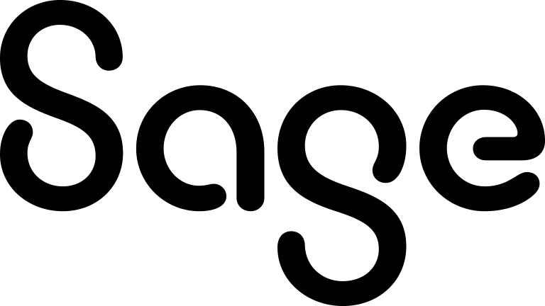 The official Sage logo in black, representing the Sage Intacct accounting software integration with Employment Hero.