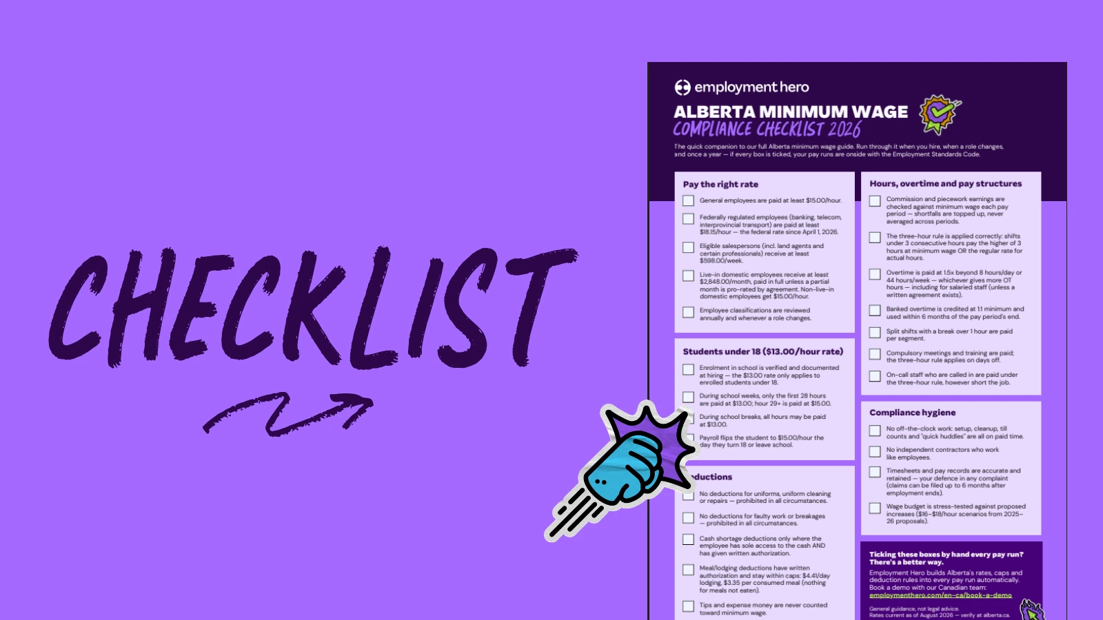Alberta minimum wage guide 2026: Current rates, rules & history