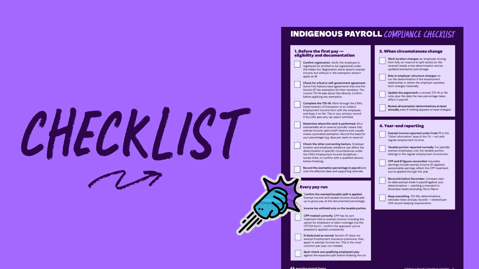 Indigenous Payroll Compliance Checklist