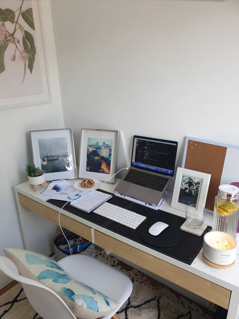 Julias zen work space setup - Work from home culture activities