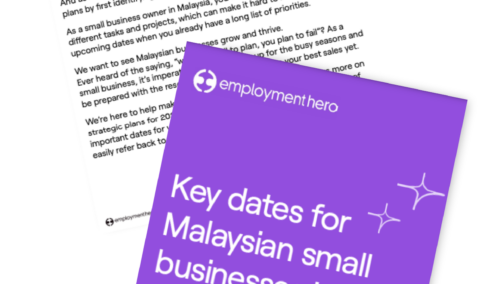 key dates for Malaysian small businesses in 2023