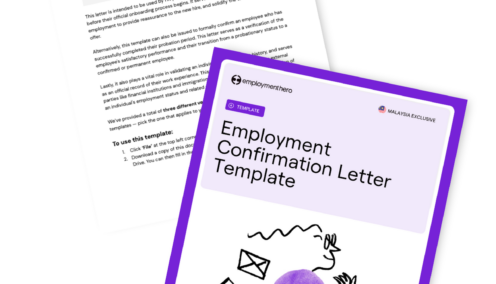 Employment Confirmation Letter Template