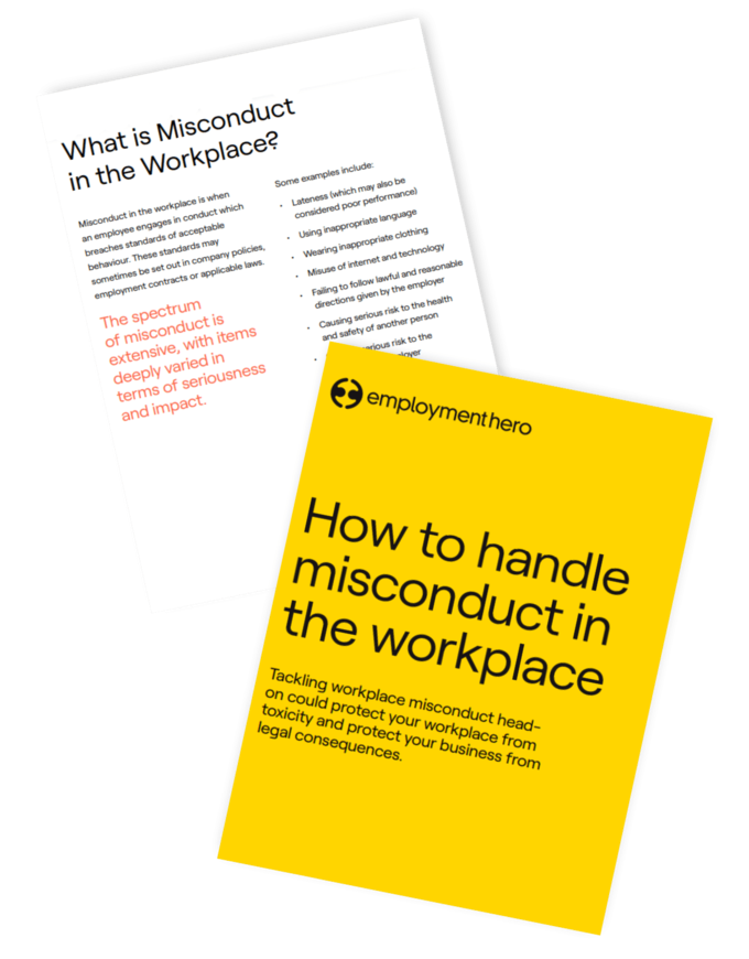 How to handle workplace misconduct