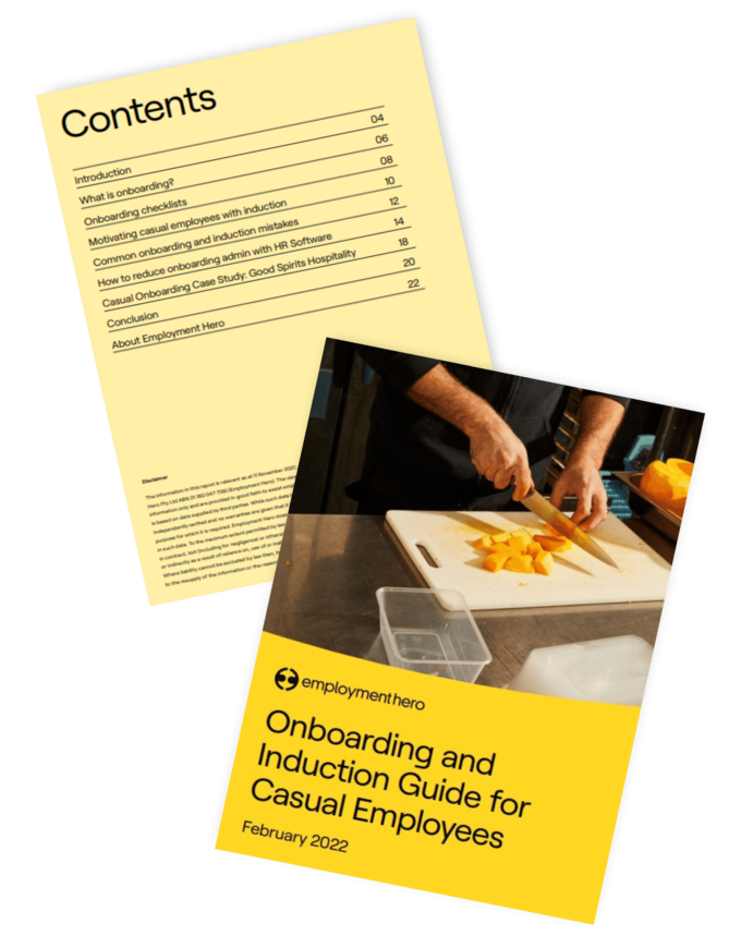 Onboarding and Induction Guide for Casual Employees