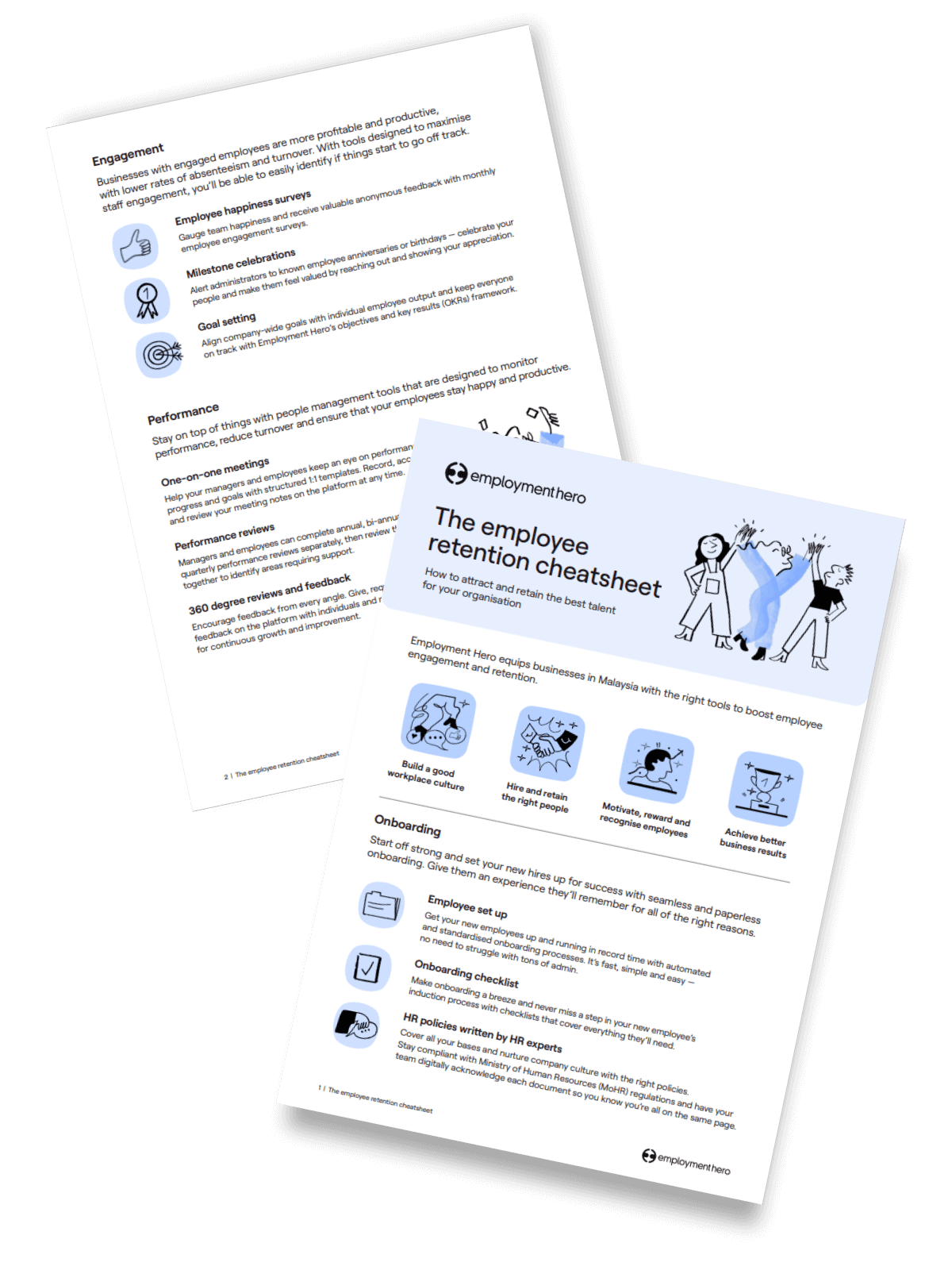 [Cheatsheet] How Employment Hero can help you with employee retention