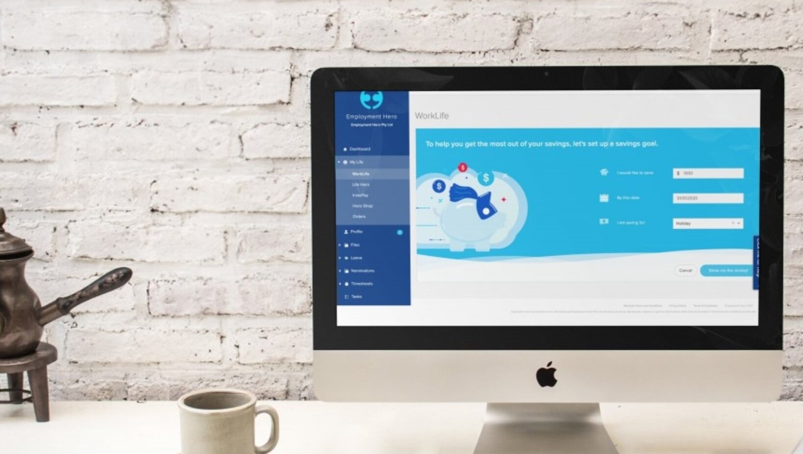 Employment Hero's employee wellbeing software