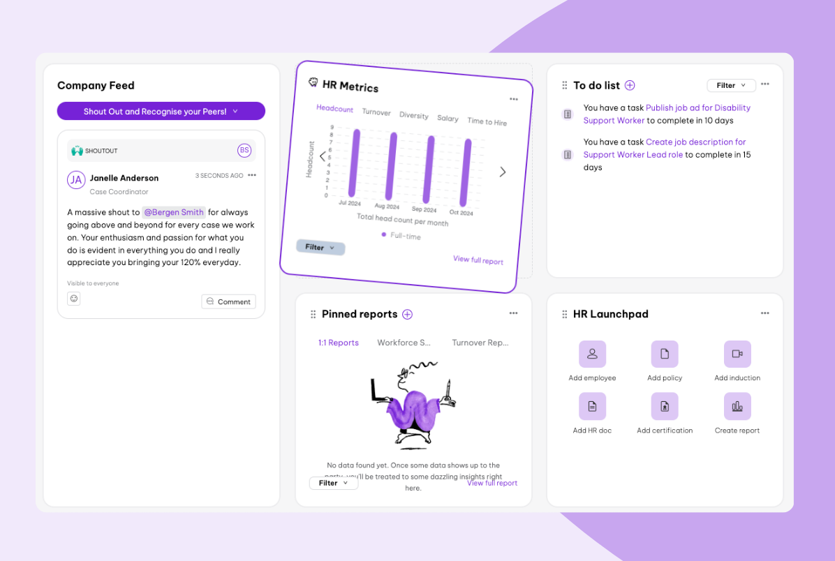 Dashboard Widgets 