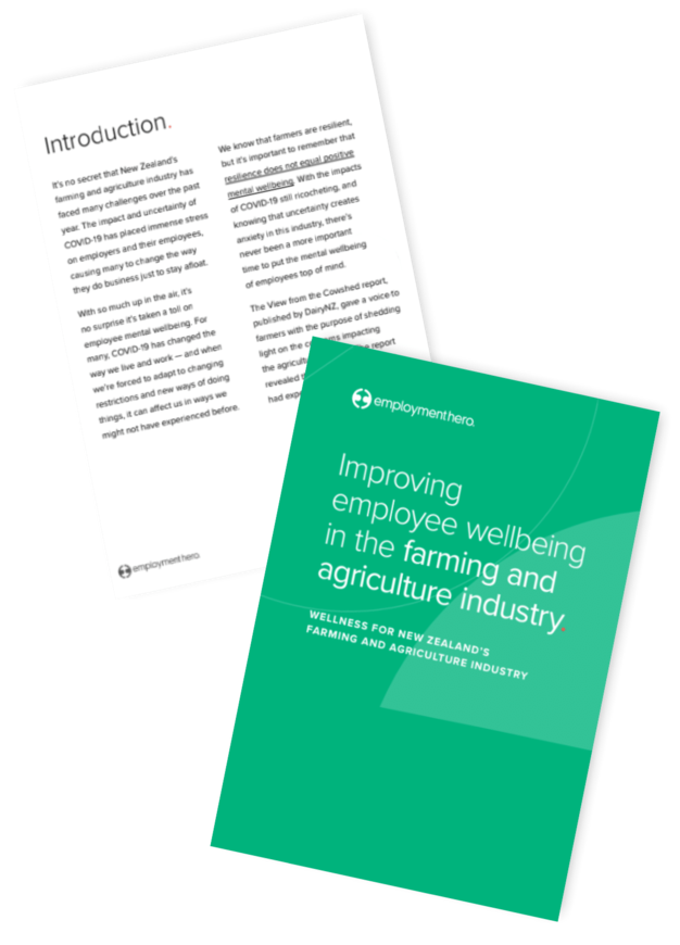 Employee wellbeing in the agriculture industry