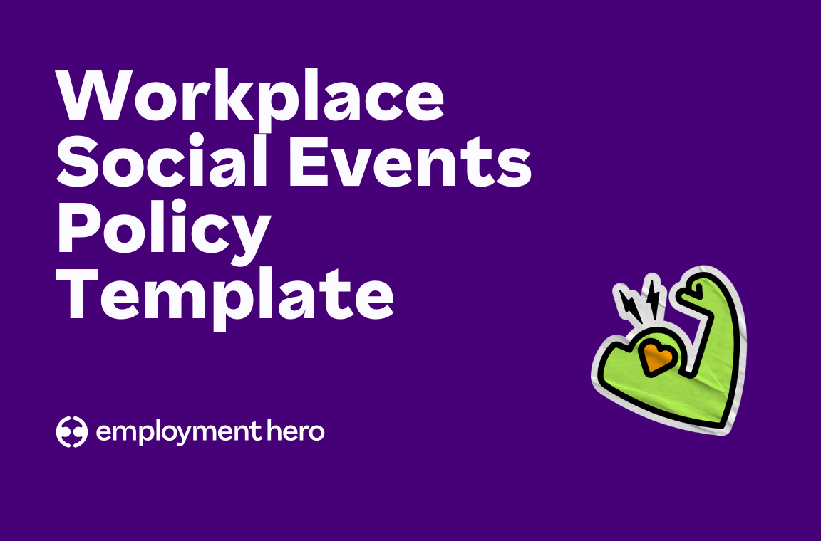Workplace Social Events Policy Template
