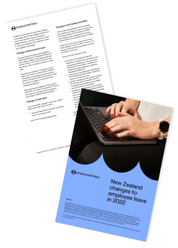 NZ changes to employee leave 2022