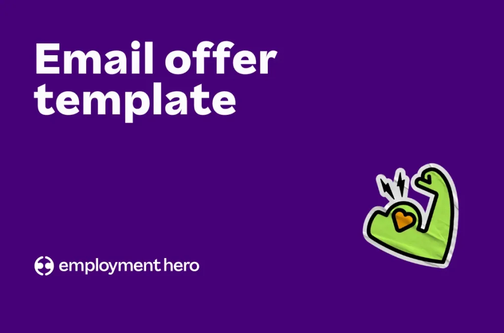 Email offer template