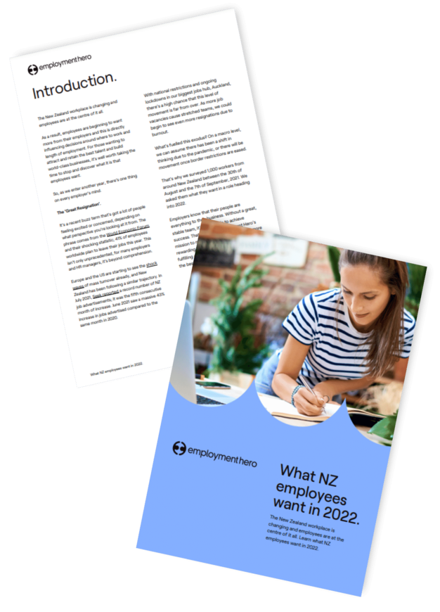 What NZ Employees Want in 2022 [Factsheet]