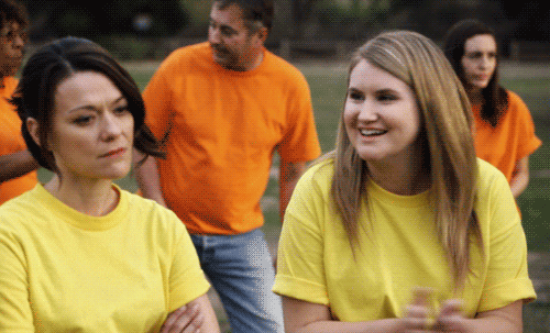 gif of a woman saying it's go time