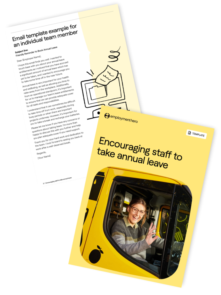 Encouraging Staff To Take Annual Leave – Email Template [Free Download]