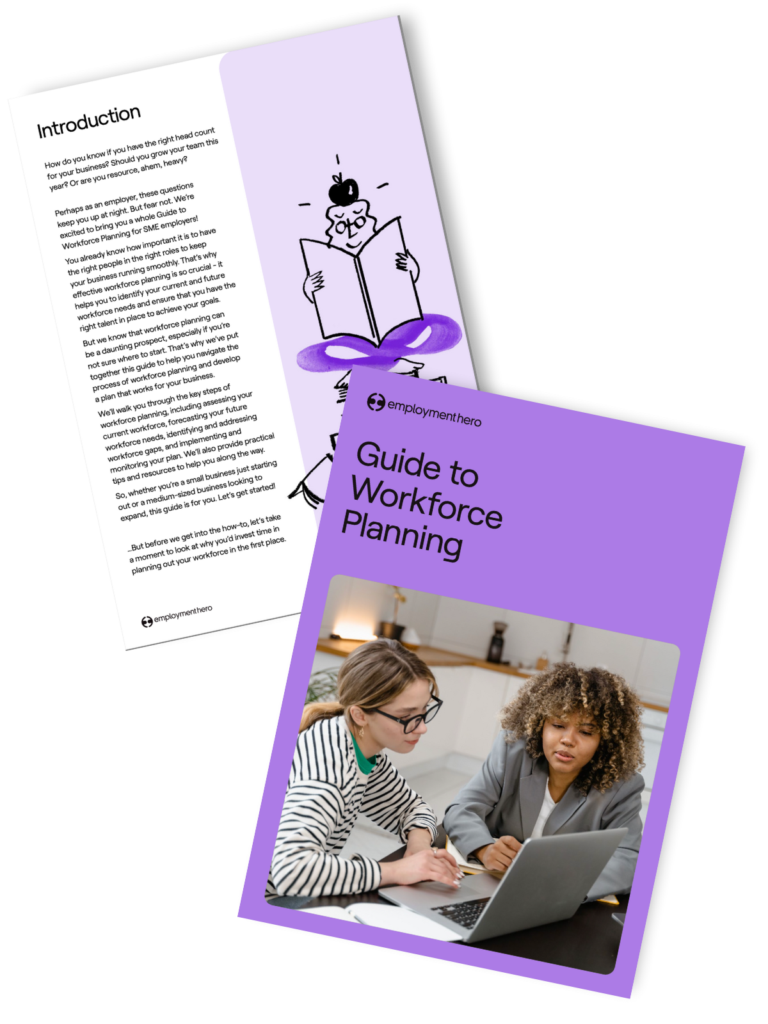 Workforce planning guide and template